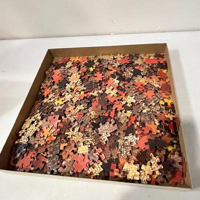 "POMPEII A.D. 79" 2-SIDED JIGSAW PUZZLE 