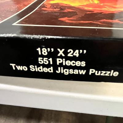 "POMPEII A.D. 79" 2-SIDED JIGSAW PUZZLE 