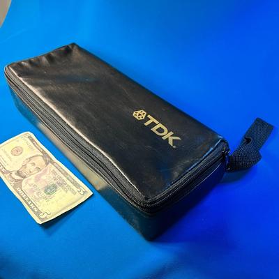 TDK ZIPPERED CASSETTE TAPE OR ? HOLDER 