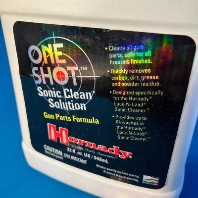 HORNADY ONE SHOT SONIC CLEAN SOLUTION GUN PARTS FORMULA