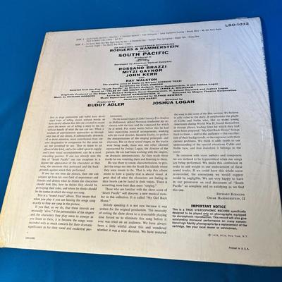 1958 ROGERS & HAMMERSTEIN'S SOUTH PACIFIC MOVIE SOUNDTRACK RECORD ALBUM