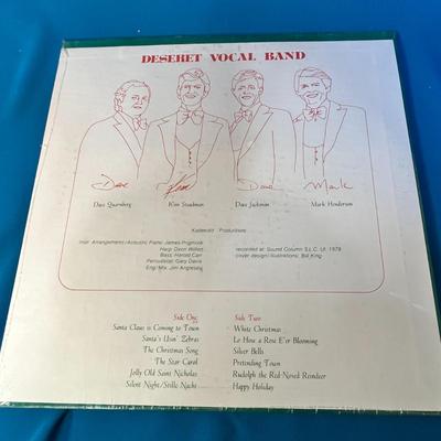 "SANTA'S USIN' ZEBRA'S" by DESERET VOCAL BAND LOCAL SLC BARBER SHOP QUARTET RECORD ALBUM