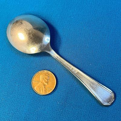 SMALL SILVER PLATE BABY? SPOON