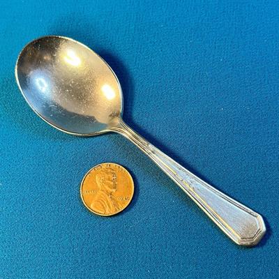 SMALL SILVER PLATE BABY? SPOON