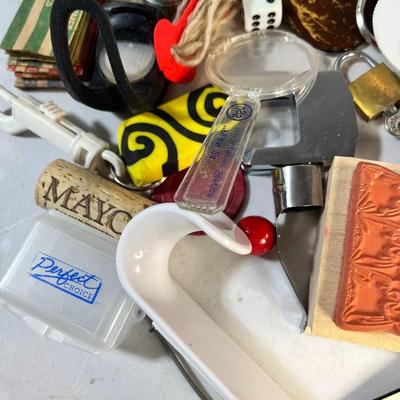 ODDS & ENDS FROM DRAWERS AROUND THE HOUSE