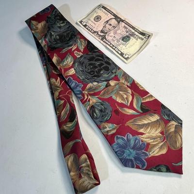 "ZYLOS- GEORGE MACHADO" ITALIAN SILK MEN'S NECK TIE