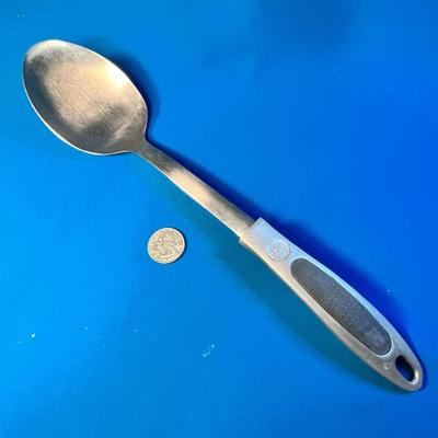 STURDY STAINLESS STEEL KITCHEN SPOON