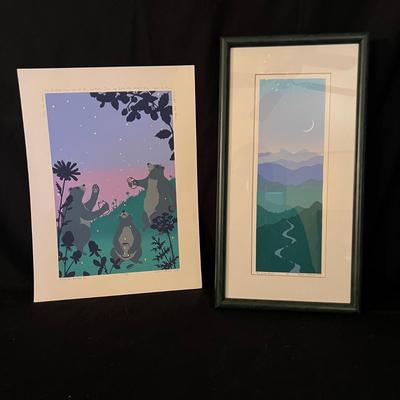 Two Signed Debbie Littledeer Erskine Screen Prints (UB1-MK)
