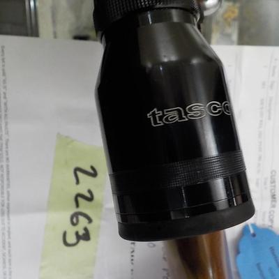 Marlin Glenfield Mod. 25 22 cal. LR/ with scope. est $150 to $300.