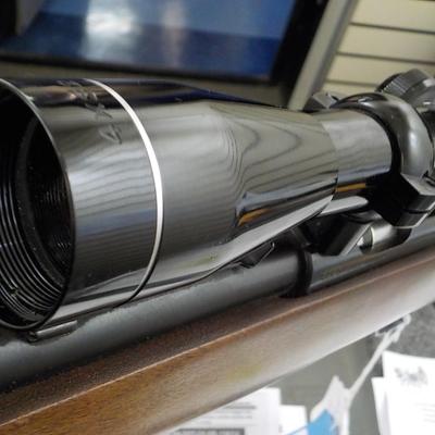 Marlin Glenfield Mod. 25 22 cal. LR/ with scope. est $150 to $300.
