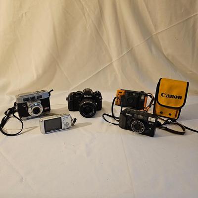 Assorted 35mm Cameras & More  (PS-JS)