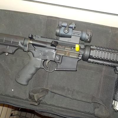 Rock Island full Optics LAR -15, NEVER USED, Police Tactical /est. $300 to $1500.