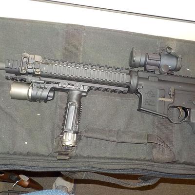 Rock Island full Optics LAR -15, NEVER USED, Police Tactical /est. $300 to $1500.