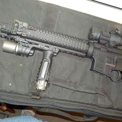 Rock Island full Optics LAR -15, NEVER USED, Police Tactical /est. $300 to $1500.