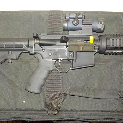 Rock Island full Optics LAR -15, NEVER USED, Police Tactical /est. $300 to $1500.
