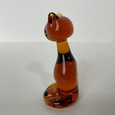 -88- VIKING | Mid Century Amber Cat