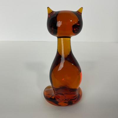 -88- VIKING | Mid Century Amber Cat