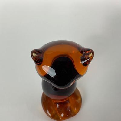 -88- VIKING | Mid Century Amber Cat