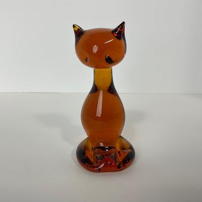 -88- VIKING | Mid Century Amber Cat