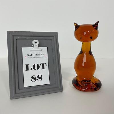 -88- VIKING | Mid Century Amber Cat