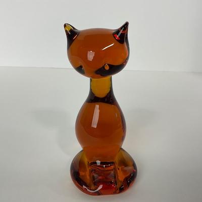 -88- VIKING | Mid Century Amber Cat