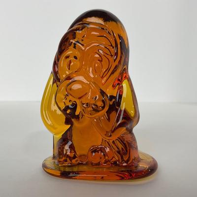 -90- VIKING | Mid Century Amber Hound Dog