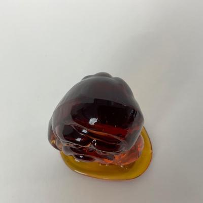 -90- VIKING | Mid Century Amber Hound Dog