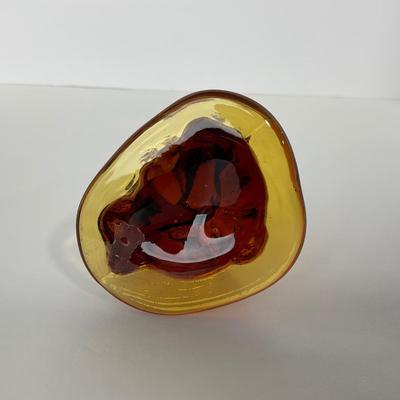 -90- VIKING | Mid Century Amber Hound Dog