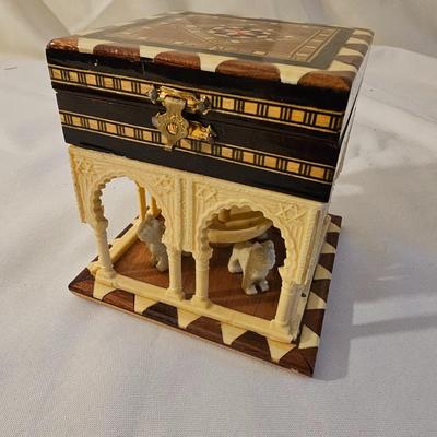 Pair of Decorative Carved Boxes  (PS-JS)