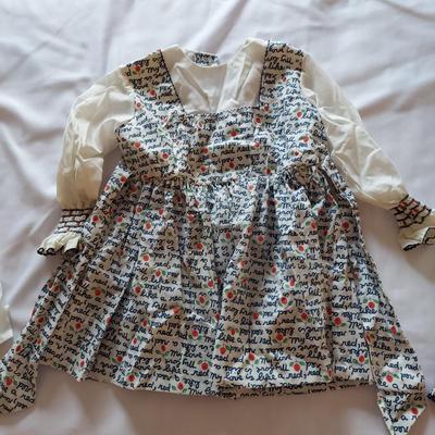 Vintage Girl's Folk Style Dresses (UB3-BBL)
