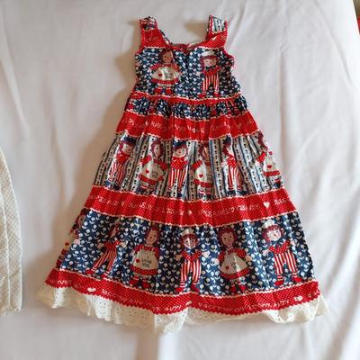 Vintage Girl's Folk Style Dresses (UB3-BBL)
