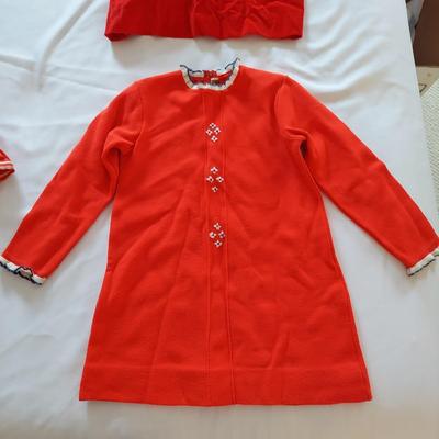 Vintage Girl's Folk Style Dresses (UB3-BBL)