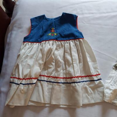Vintage Girl's Folk Style Dresses (UB3-BBL)