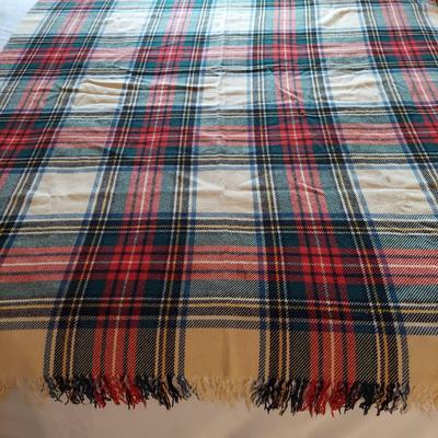 Plaid Wool Throws (UB3-BBL)
