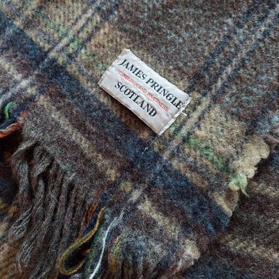 Plaid Wool Throws (UB3-BBL)