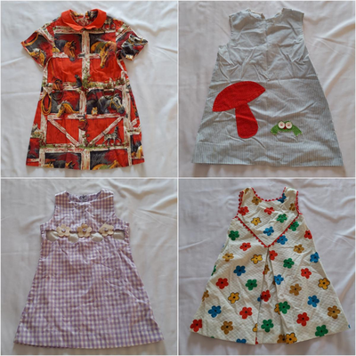 Vintage Girl's Summer Dresses (UB3-BBL)