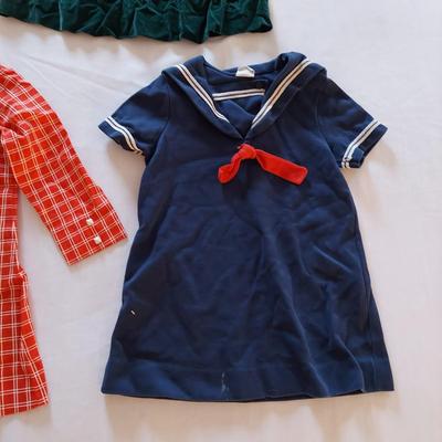 Vintage Girl's Coats and Fall Dresses (UB3-BBL)