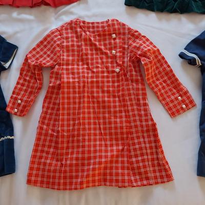 Vintage Girl's Coats and Fall Dresses (UB3-BBL)
