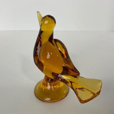 -98- VIKING | Mid Century Amber Love Bird