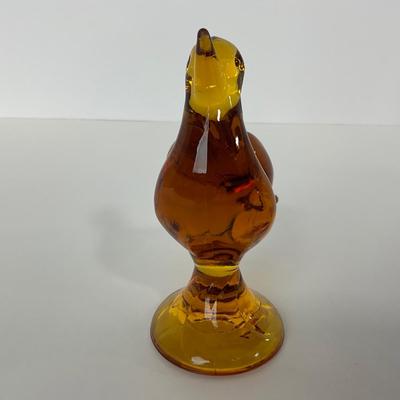 -98- VIKING | Mid Century Amber Love Bird