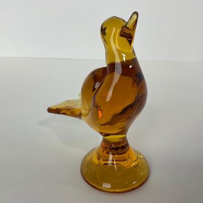-98- VIKING | Mid Century Amber Love Bird