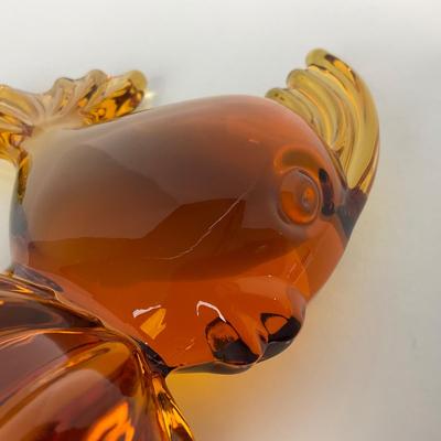 -99- VIKING | Mid Century Epic Amber Angel Fish