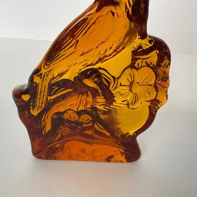 -102- VIKING | Amber Bird Bookend