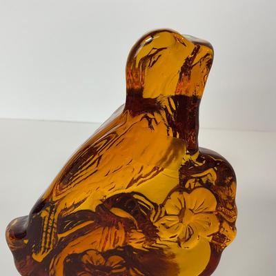 -102- VIKING | Amber Bird Bookend