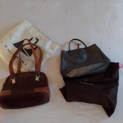Chiarini and Longchamp Leather Purses (UB3-BBL)