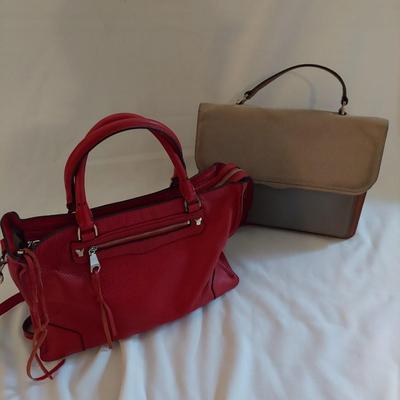 Two Rebecca Minkoff Leather Bags (UB3-BBL)