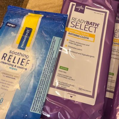Bathroom wipes