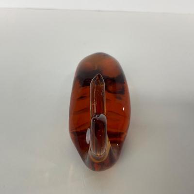-105- VIKING | Amber Glass Whale