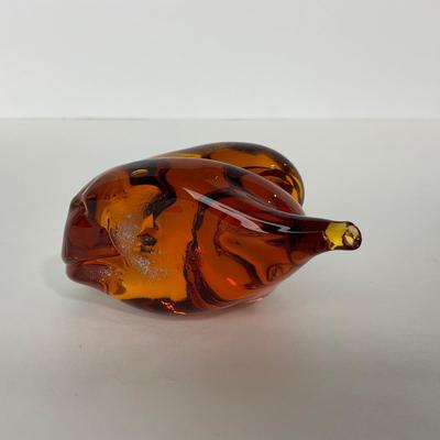 -107- PILGRIM | Amber Snail Paperweight