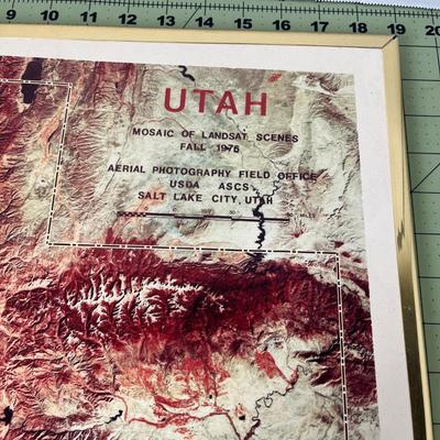 Fall 1975 Utah Poster in Frame